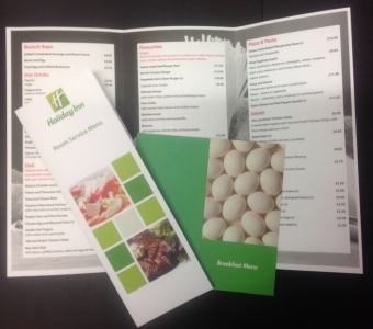 Menu Printing Services Northants