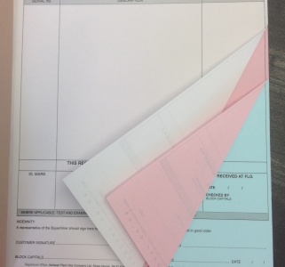 NCR (Carbonless) Pad Printing Service Northants
